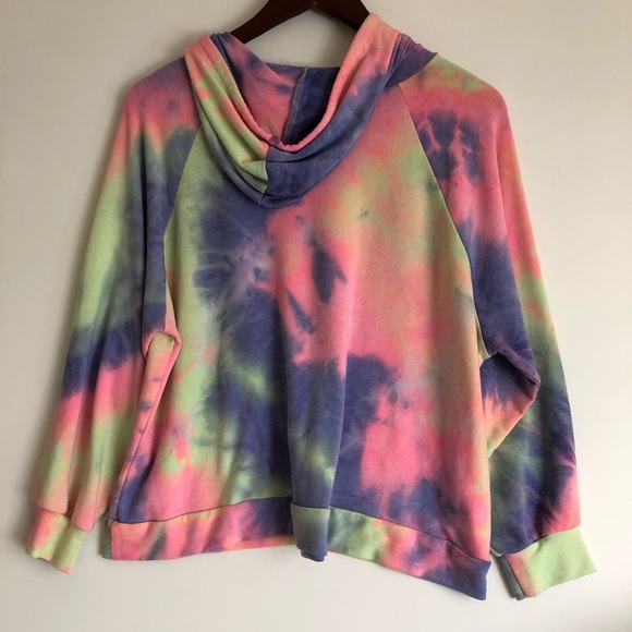 Vici tie dye sweatshirt with hoodie small - Picture 6 of 8